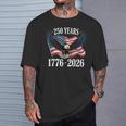 250 Anniversary Usa 2026 Patriotic Eagle 250Th 4Th Of July Tシャツ 彼への贈り物