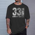 33歳 男性 ギフト 33歳の誕生日プレゼント 女性用 Tシャツ 彼への贈り物