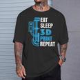 3Dプリンター印刷3d印刷モデルメーカーギフト3dプリンター Tシャツ 彼への贈り物