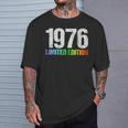 49 Cumpleaños Hombre 49 Años 1976 Decoración Divertido Regalo Camiseta unisex Regalos para él
