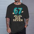 67 シックスセブン 6-7 面白いイタリアンブレインロットスラングゲームミーム Tシャツ 彼への贈り物
