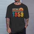 67歳の誕生日プレゼント 67歳 男性 女性 レトロ ヴィンテージ 1959 Tシャツ 彼への贈り物