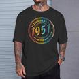 75Geburtstag Retrointage 1951 Mann Frau Geschenk T-Shirt Geschenke für Ihn