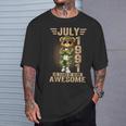 7月35日 誕生日デコレーション メンズ 35歳 1991年 35歳 テディベア Tシャツ 彼への贈り物