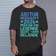Abitur 2026 Eine Legende Gehtom Gelände T-Shirt Geschenke für Ihn