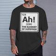 Ah The Element Ofurprise 周期表 Tシャツ 彼への贈り物