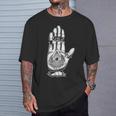 Alleeing Eye タトゥー イルミナティ 陰謀 グランジ 美的 Tシャツ 彼への贈り物
