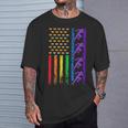Americanports レインボーフラッグ Lgbt プライド 陸上競技 Tシャツ 彼への贈り物