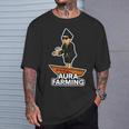 Aura Farming オーラ ウェーブ インドネシアボート ミーム エネルギー バイブ Tシャツ 彼への贈り物