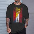 Banderas De España Y Países Bajos Español Holandés Camiseta unisex Regalos para él