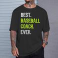Best Baseball Coach Ever Tシャツ 彼への贈り物