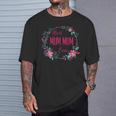 Best Mum Mum Ever With Pink Floral Fun Aunt Grandma Mom T-Shirt Gifts for Him Best Mum Mum Ever With Pink Floral Fun Aunt Grandma Mom T-Shirt Gifts for Him