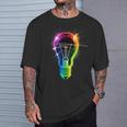 Bombilla Fresca Para Adultos Y Niños Camiseta unisex Regalos para él