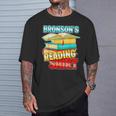 Bronson's Reading Shirt Personalized Book Reading T-Shirt Gifts for Him Bronson's Reading Shirt Personalized Book Reading T-Shirt Gifts for Him