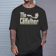 The Catfather 面白い猫 お父さん 父の日 ビンテージ 猫 父親 Tシャツ 彼への贈り物