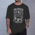 Chicana Oldies Porida ヴィンテージ音楽レコード ローライダーアート Tシャツ 彼への贈り物