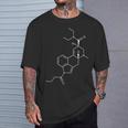 Ciencia De Las Moléculas Del Lsd Camiseta unisex Regalos para él
