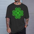 Con Diseño De Trébol Celta Nudo Celtaímbolohamrock Camiseta unisex Regalos para él