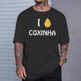 Coxinhaが大好き本物のブラジルオリジナル。 Tシャツ 彼への贈り物