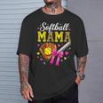 Cute Softball Mama Mother's Day Softball Mom Sports Player T-Shirt Gifts for Him