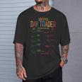 Day Trader スイングトレーディング ストック投資家 フォレックス チャートパターン Tシャツ 彼への贈り物