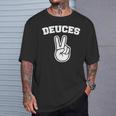 Deuces Finger Deuces 長袖tシャツ Tシャツ 彼への贈り物