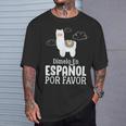 Dimelo En Espanol Por Favor 面白い スペイン語 Tシャツ 彼への贈り物