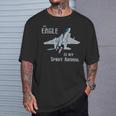 The Eagle Is Mypirit Animal F-15 戦闘機 飛行機 Tシャツ 彼への贈り物