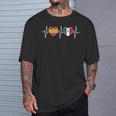 España Y México Banderas Banderas De México Camiseta unisex Regalos para él