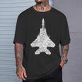 F-15 イーグルジェットファイター Tシャツ 彼への贈り物