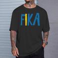 Fikaweden 面白いワードゲーム スウェーデン語 Tシャツ 彼への贈り物