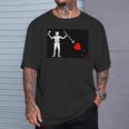 Flag Of Beard Jolly Roger 海賊旗 Tシャツ 彼への贈り物