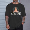 Fold Your Hands 瞑想 ナマステ Tシャツ 彼への贈り物