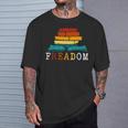 Freadom Read Banned Books Reader Bookworm T-Shirt Gifts for Him