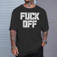 メンズ Fuck Off Thrash メタル Tシャツ 彼への贈り物