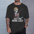 keleton Fishing Just More キャスト引用 Tシャツ 彼への贈り物