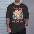Girls Trip 2026 Urlaubonnenbrilleommer Palmentrand T-Shirt Geschenke für Ihn