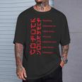 Go Fuck Yourself Japanischechrift Gfy T-Shirt Geschenke für Ihn