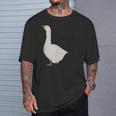 Goose ガチョウ メンズ レディース キッズ ボーイズ ガールズ 池 Tシャツ 彼への贈り物
