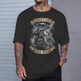 Grim Reaper オートバイ バイカー スケルトン シャット アップ アンド ライド Tシャツ 彼への贈り物