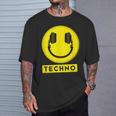 Hardcore Rave Music Raver 90S Edm Dj Rave House-Music Techno Tシャツ 彼への贈り物
