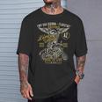 Hwy 89A セドナ フラッグスタッフ Azusa オートバイ アンティーク調デザイン Tシャツ 彼への贈り物
