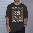 I'm Not In Theoid I Am Theoid 日本のアライグマ Tシャツ 彼への贈り物