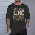 Its Line Dance Time ギフトアイデア ホースダンスライン Tシャツ 彼への贈り物