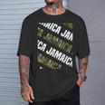 Jamaicaカモ柄グリーンカモフラージュ Tシャツ 彼への贈り物