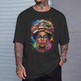 Juneteenth Educated Melanin Queen Afro Women Book Lover T-Shirt Gifts for Him
