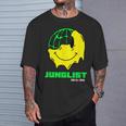 Junglist ドラムとベース Dnb スマイリー Tシャツ 彼への贈り物