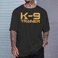 K-9 K9 ドッグハンドラー トレーナー 警察 セキュリティ ハロウィン Tシャツ 彼への贈り物