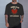 Kbbq 韓国料理 面白い 食通 K ドラマ デート プルコギ Tシャツ 彼への贈り物
