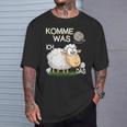 Komme Was Wolle Ichchaf Das Lustigeschaf T-Shirt Geschenke für Ihn